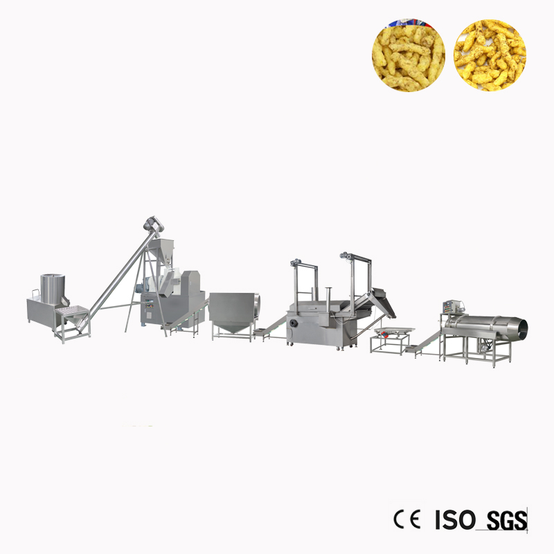 Kurkure snacks making machine plant india