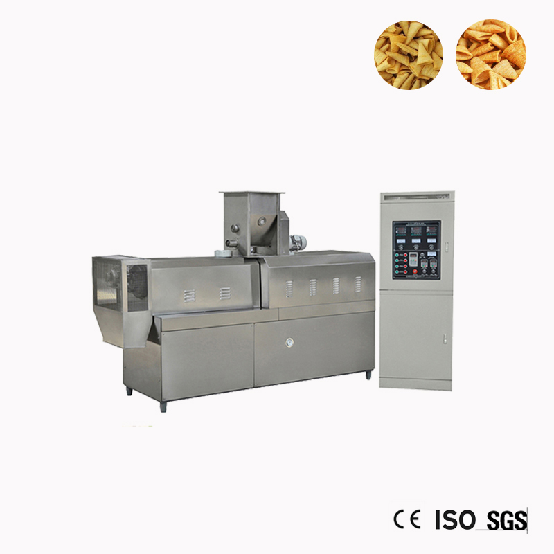 automatic rice bugles fried snack food machine