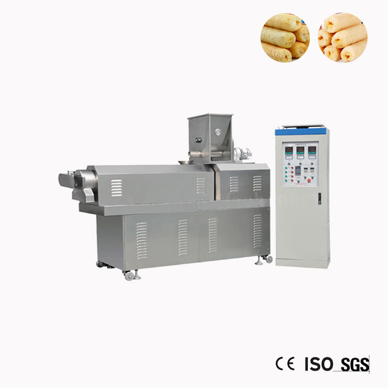 puff corn making machine extruder line