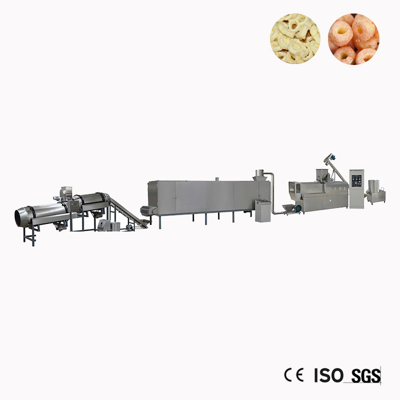 puff twist snack food machinery extruder